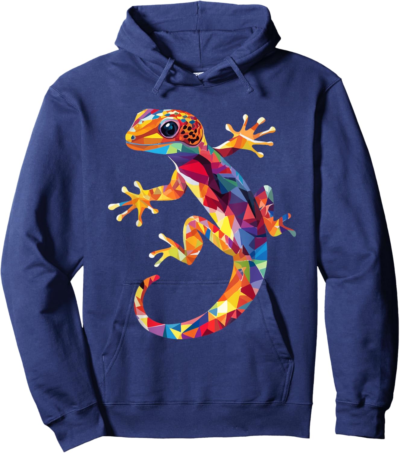 Leopard Gecko Color Pop Art Gecko Lovers Hoodie - Hoodie | Navy