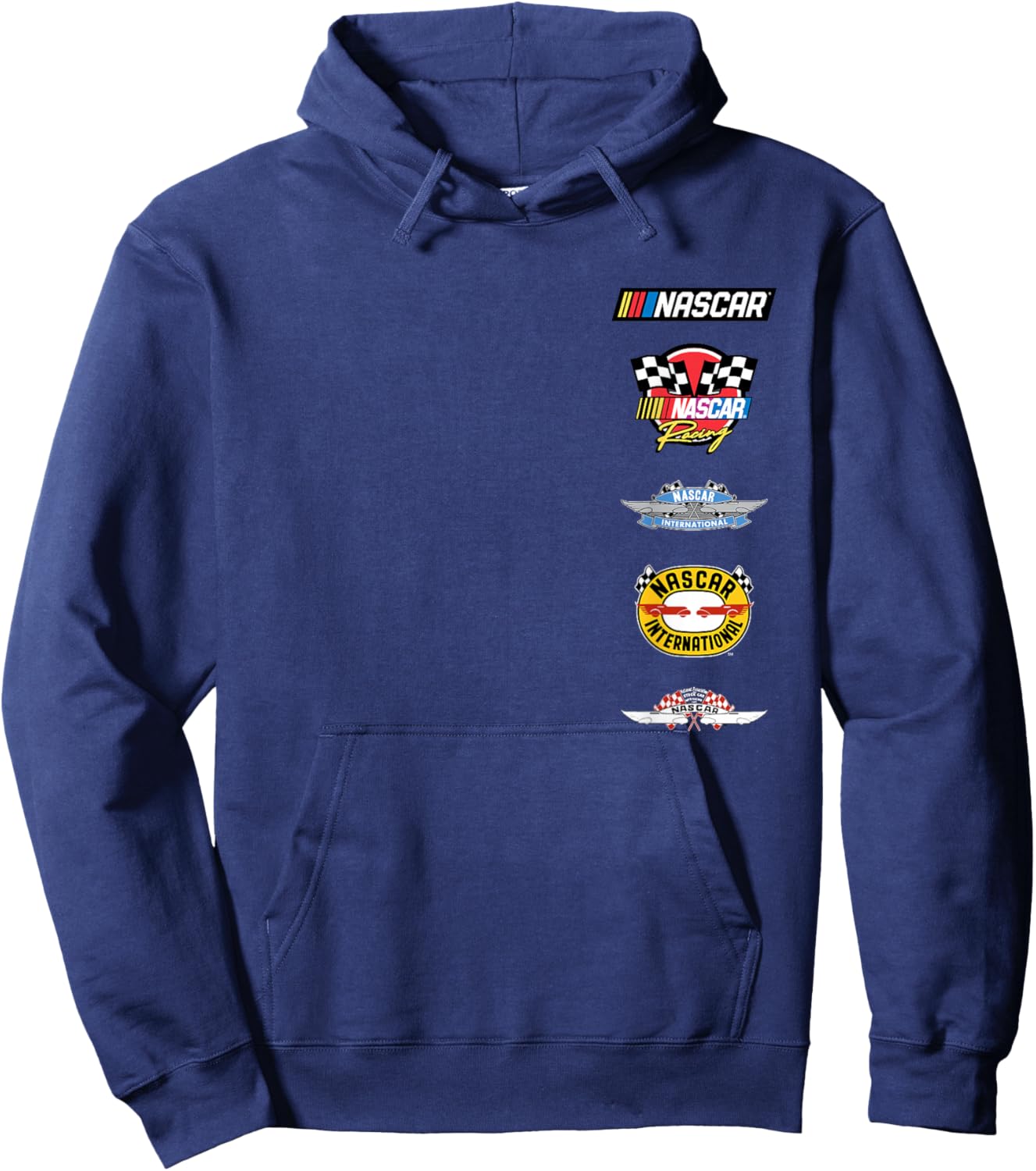 NASCAR - Stacked Historical Racing Logos Hoodie - Hoodie | Navy