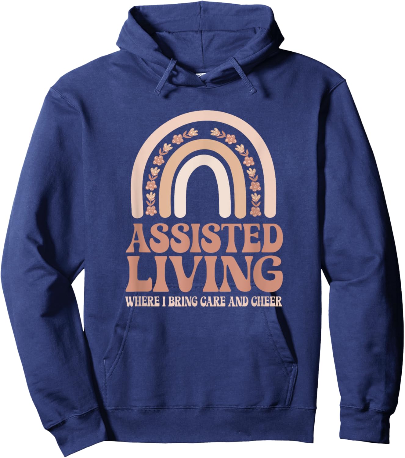Assisted Living Hoodie - Hoodie | Navy