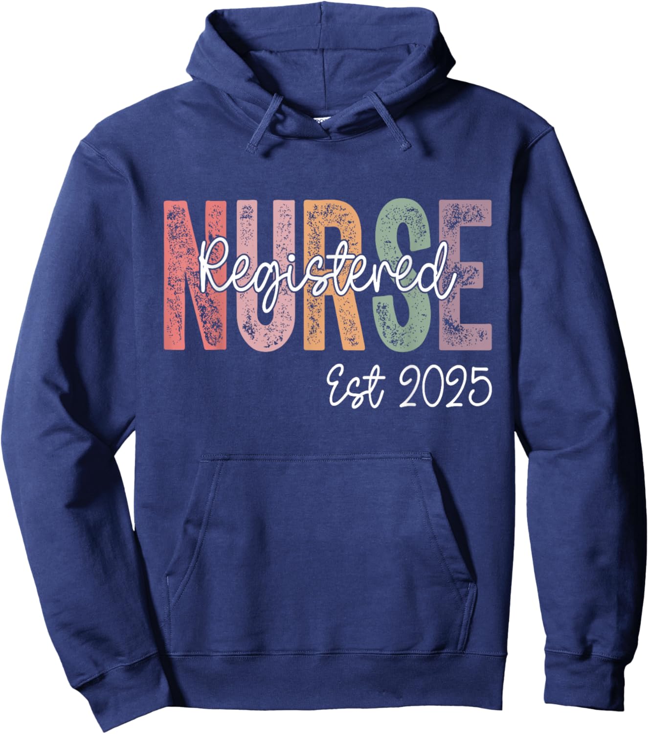 Registered Nurse Est. 2025 RN Graduate 2025 RN Graduation Hoodie - Hoodie | Navy