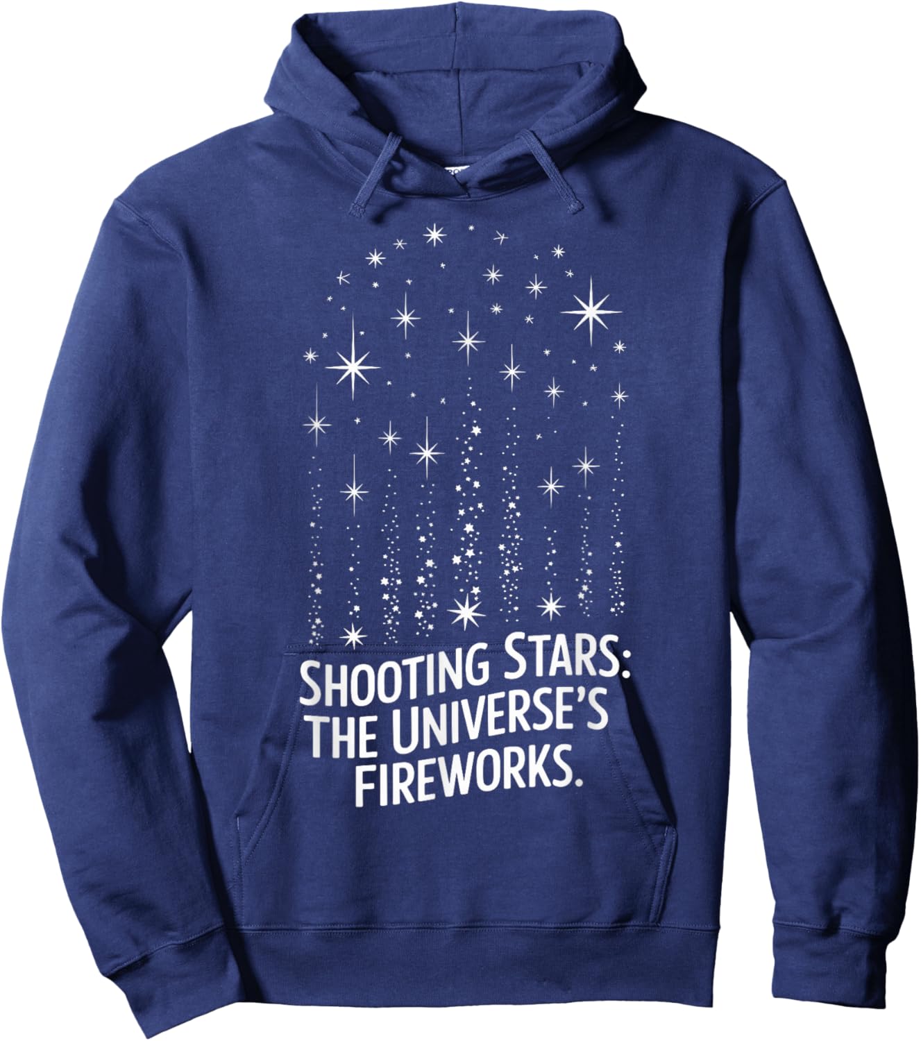 Shooting Stars Celestial Design for Astronomy Lovers Hoodie - Hoodie | Navy
