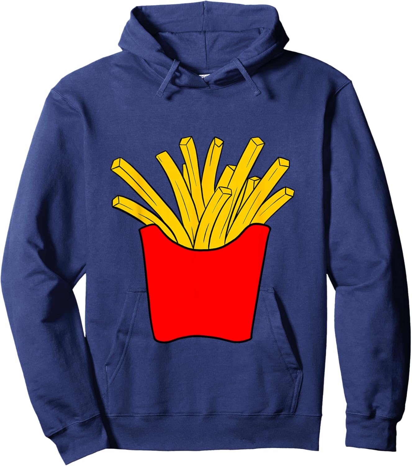 French fries costume for Girls Boys Kids Men Women Hoodie - Hoodie | Navy