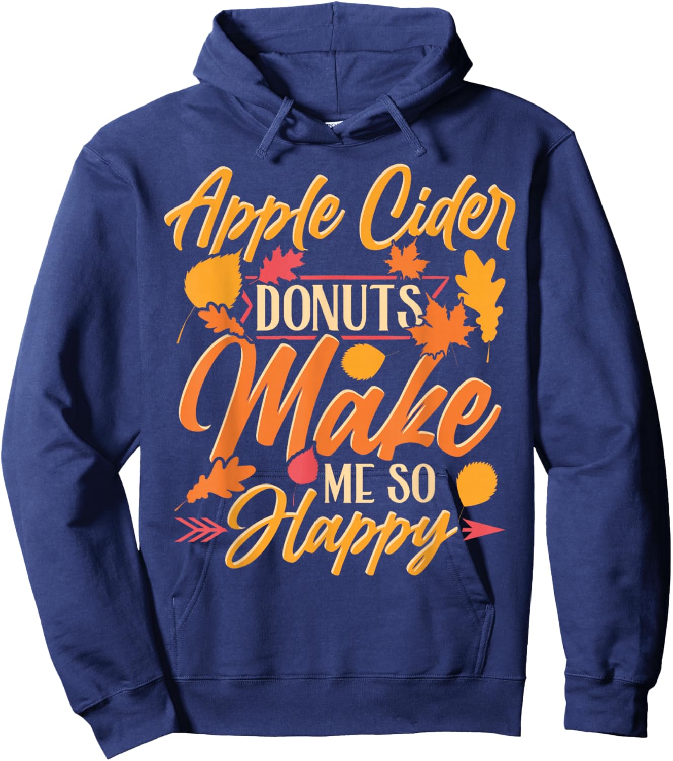 Delicious Apple Cider Donuts Autumn Time Hoodie - Hoodie | Navy