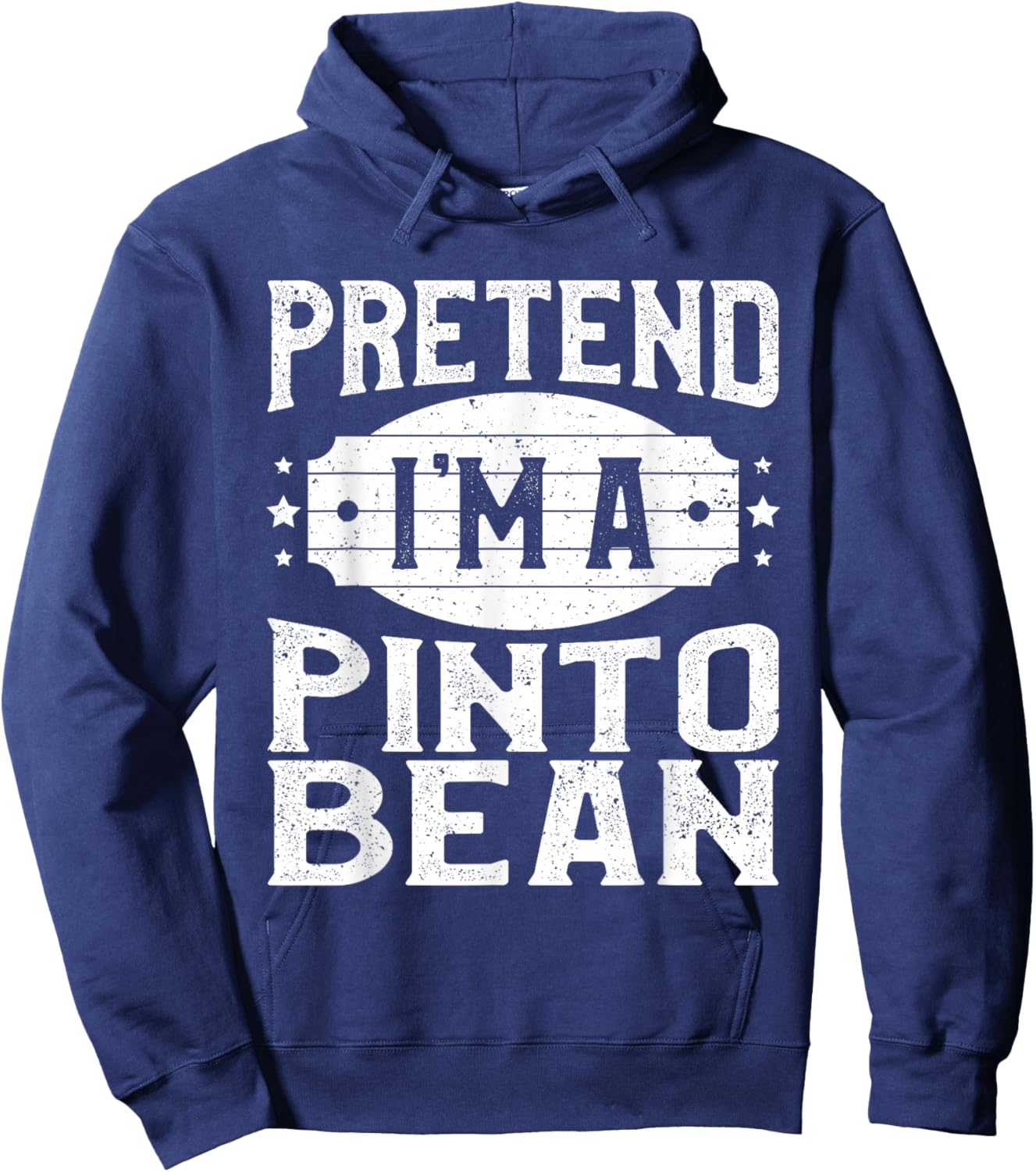Pretend I'm A Pinto Bean Matching Costume Halloween Party Hoodie - Hoodie | Navy