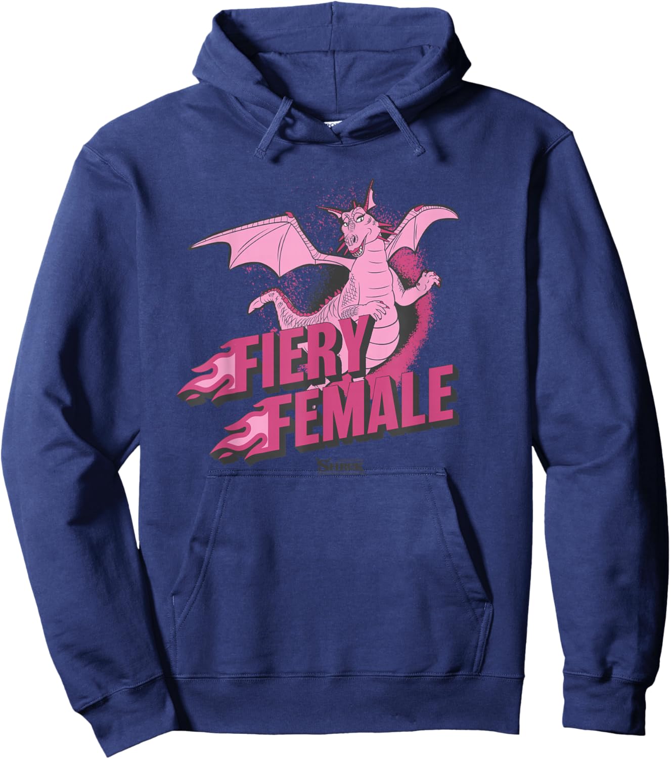Shrek Dragon Fiery Female Hoodie - Hoodie | Navy
