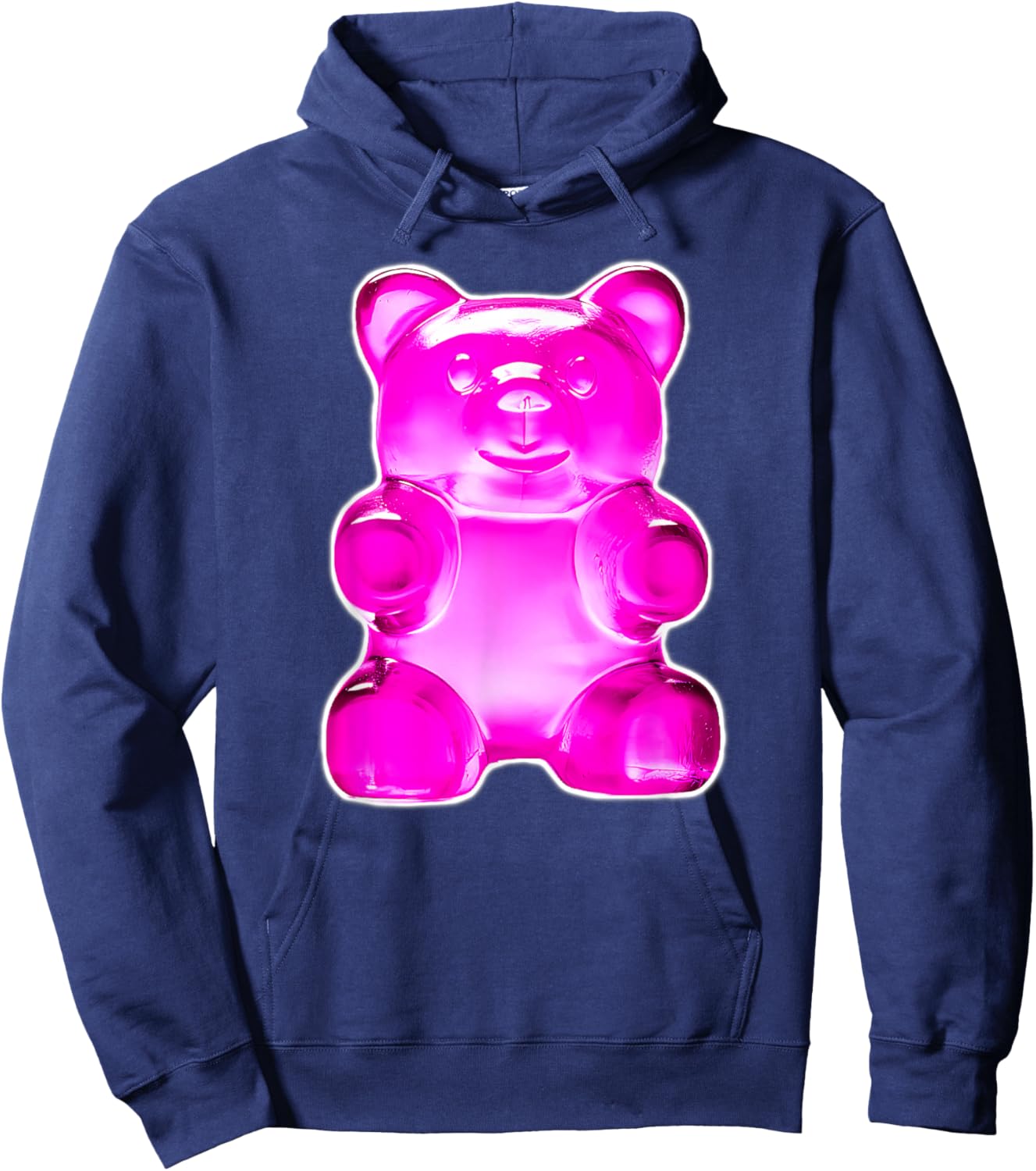 Pink Gummy Bear Candy Hoodie - Hoodie | Navy