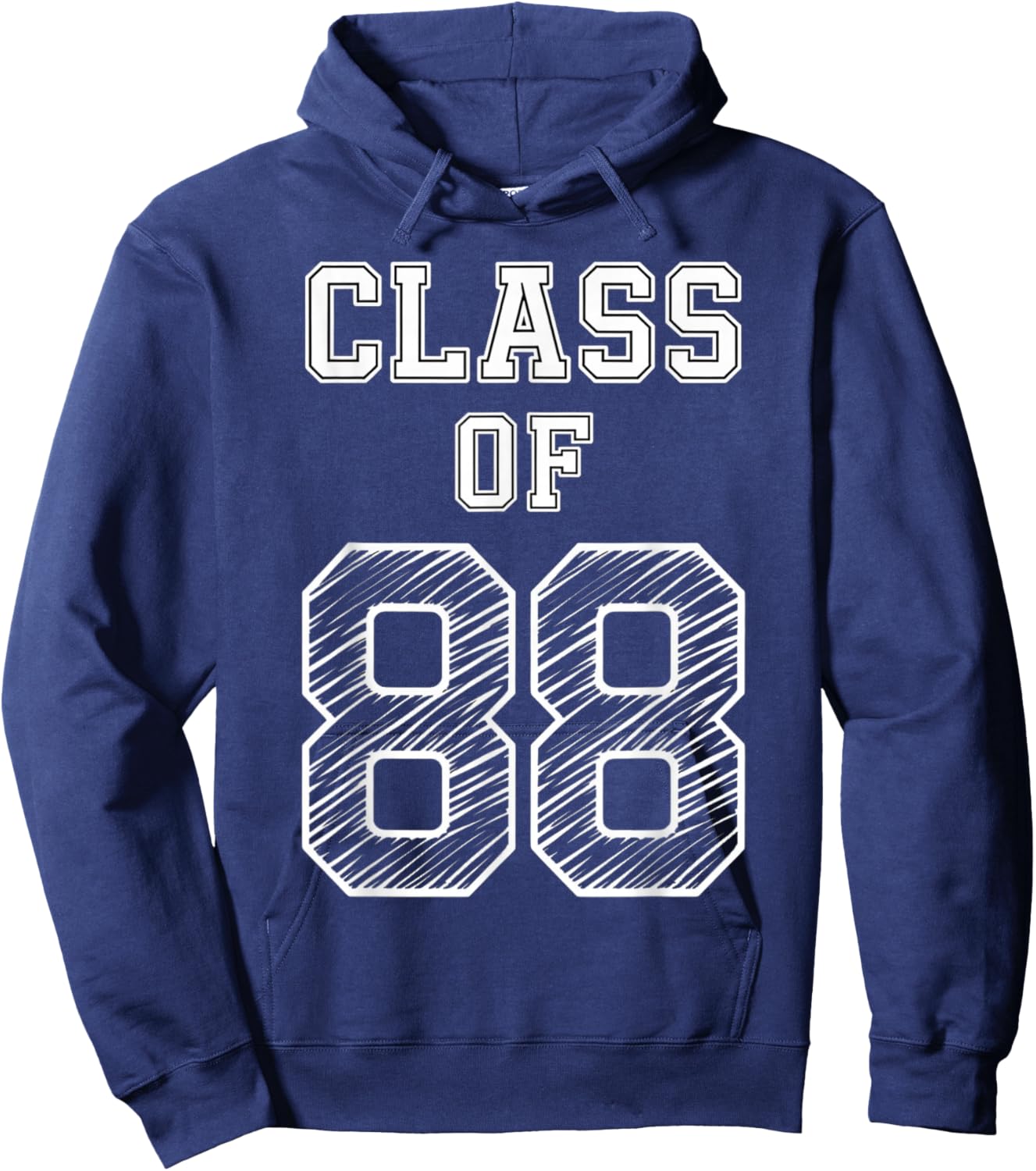 Class Of 1988 Retro Vintage Highschool Reunion Hoodie - Hoodie | Navy
