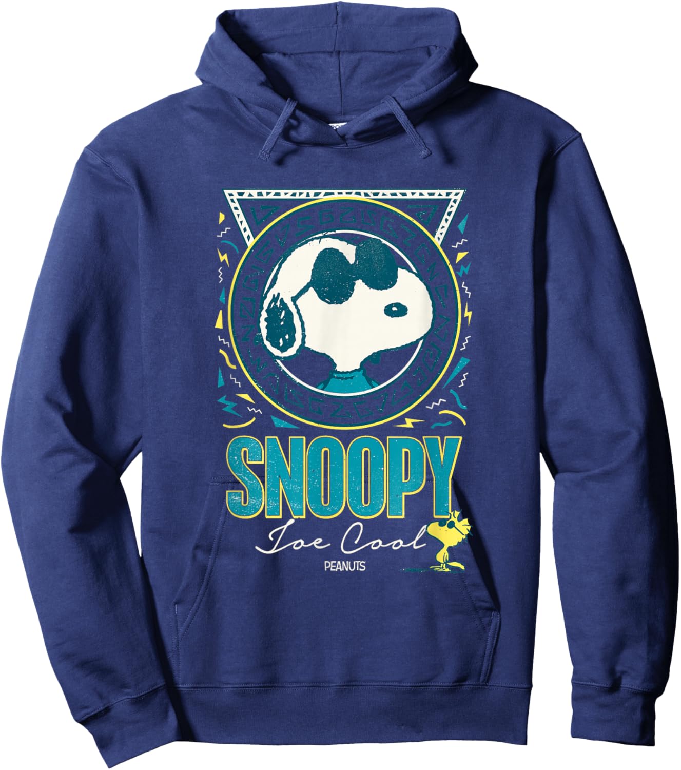 Peanuts Snoopy Sunglasses Joe Cool Hoodie - Hoodie | Navy