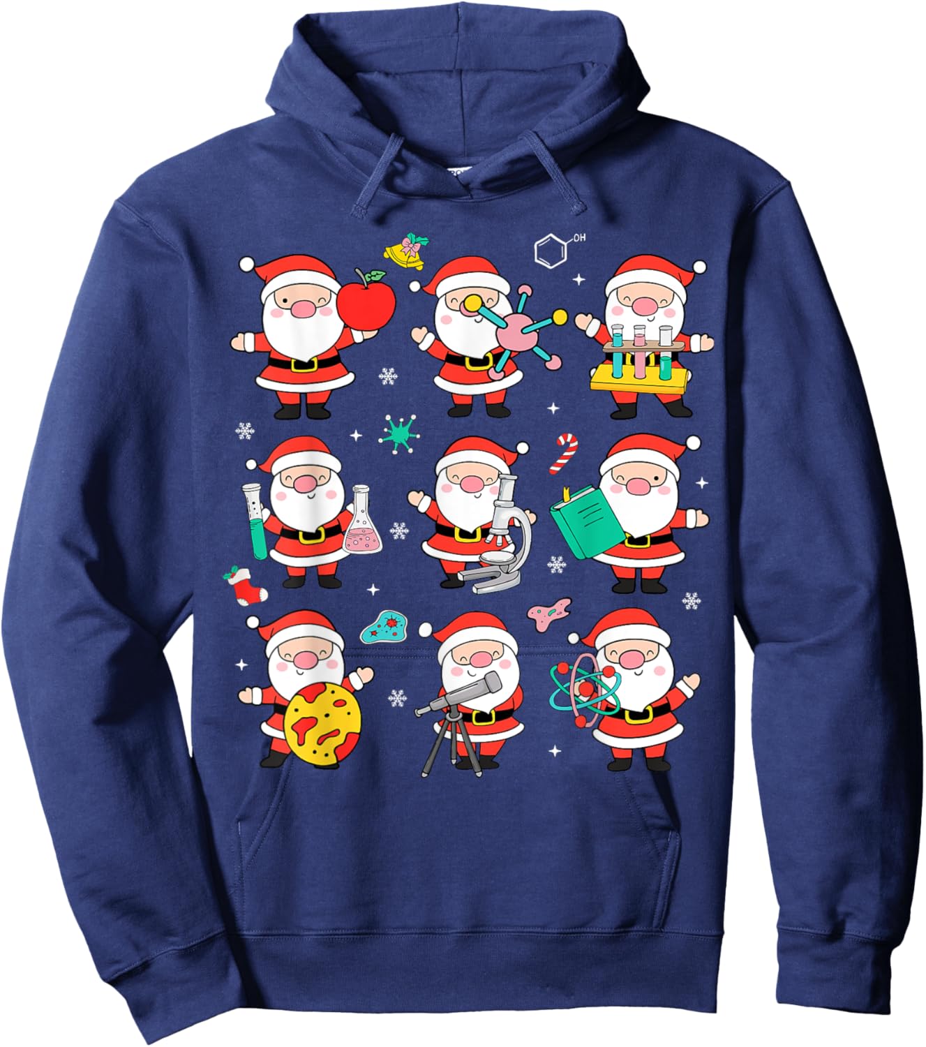 T-Shirt Hoodie - Hoodie | Navy