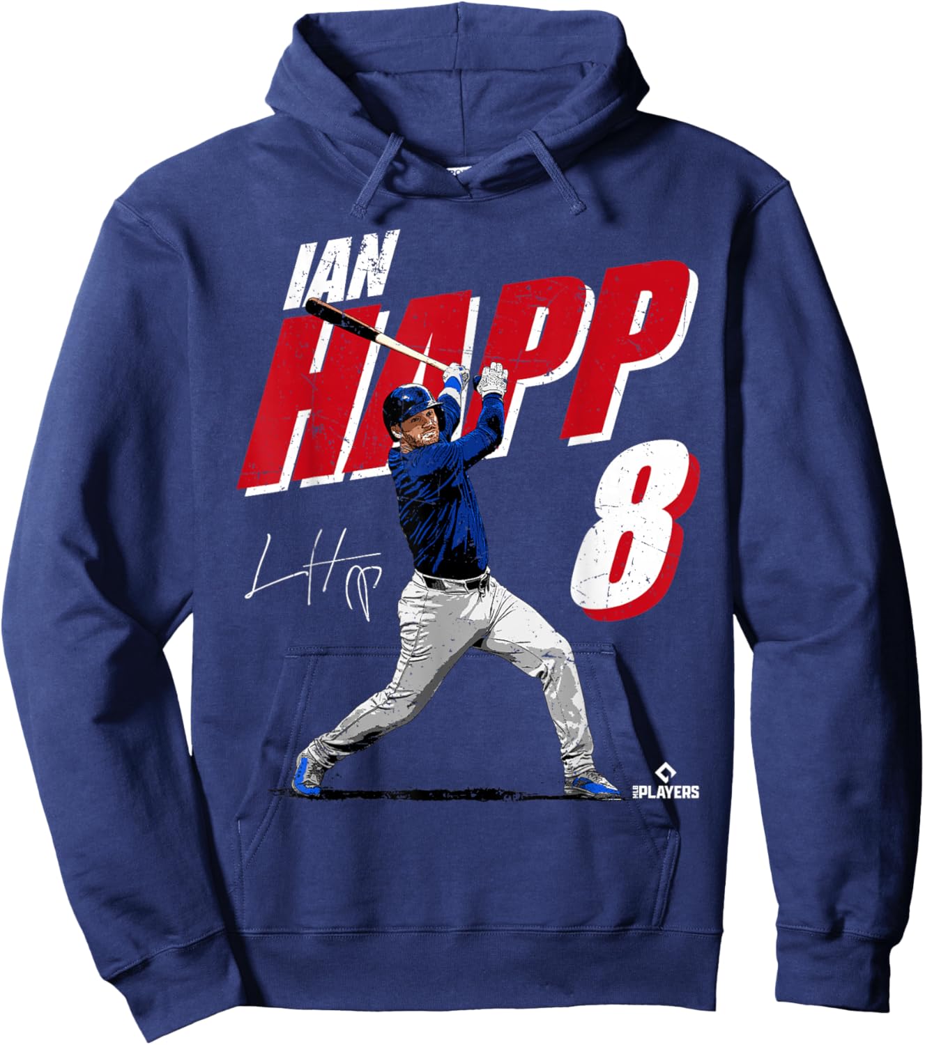 Ian Happ | Chicago Baseball Players | MLBIHP3001 Hoodie - Hoodie | Navy