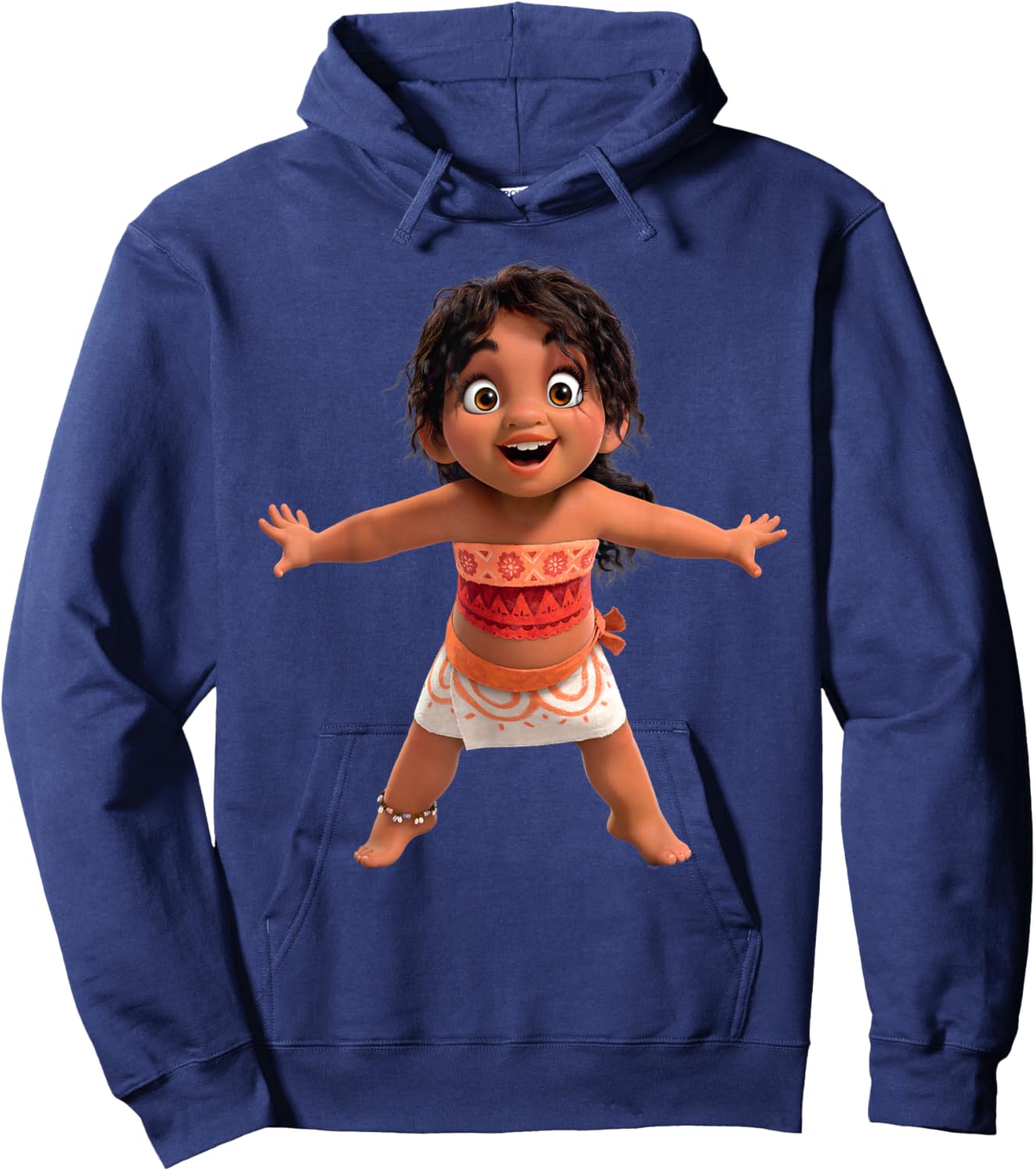Disney Moana 2 Moana’s Little Sister Simea Excited Hoodie - Hoodie | Navy