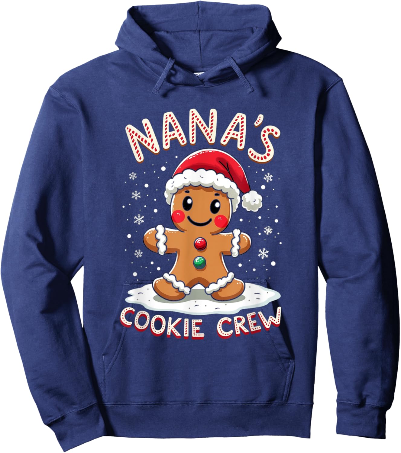 NANA'S COOKIE CREW Holiday Gingerbread Hoodie - Hoodie | Navy