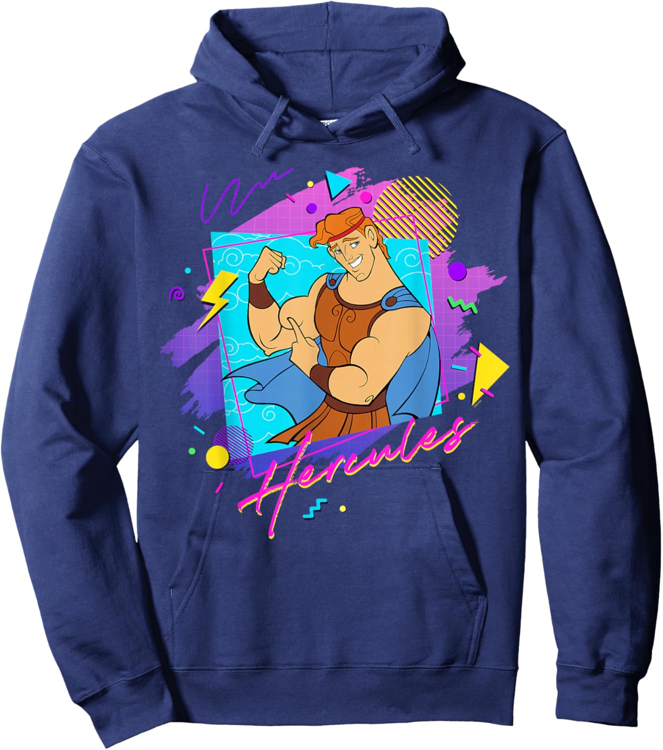 Disney Hercules Valentine’s Day Couples Matching Hercules Hoodie - Hoodie | Navy