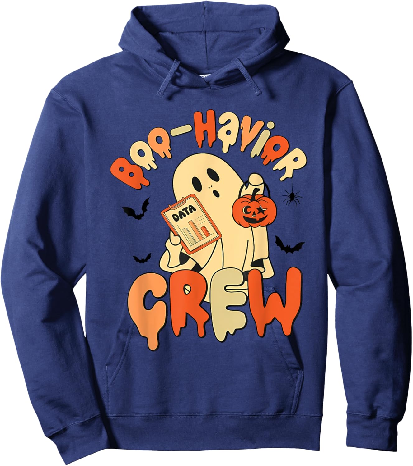 Behavior Therapist Shirt Boo-havior Crew Behavior analyst Hoodie - Hoodie | Navy