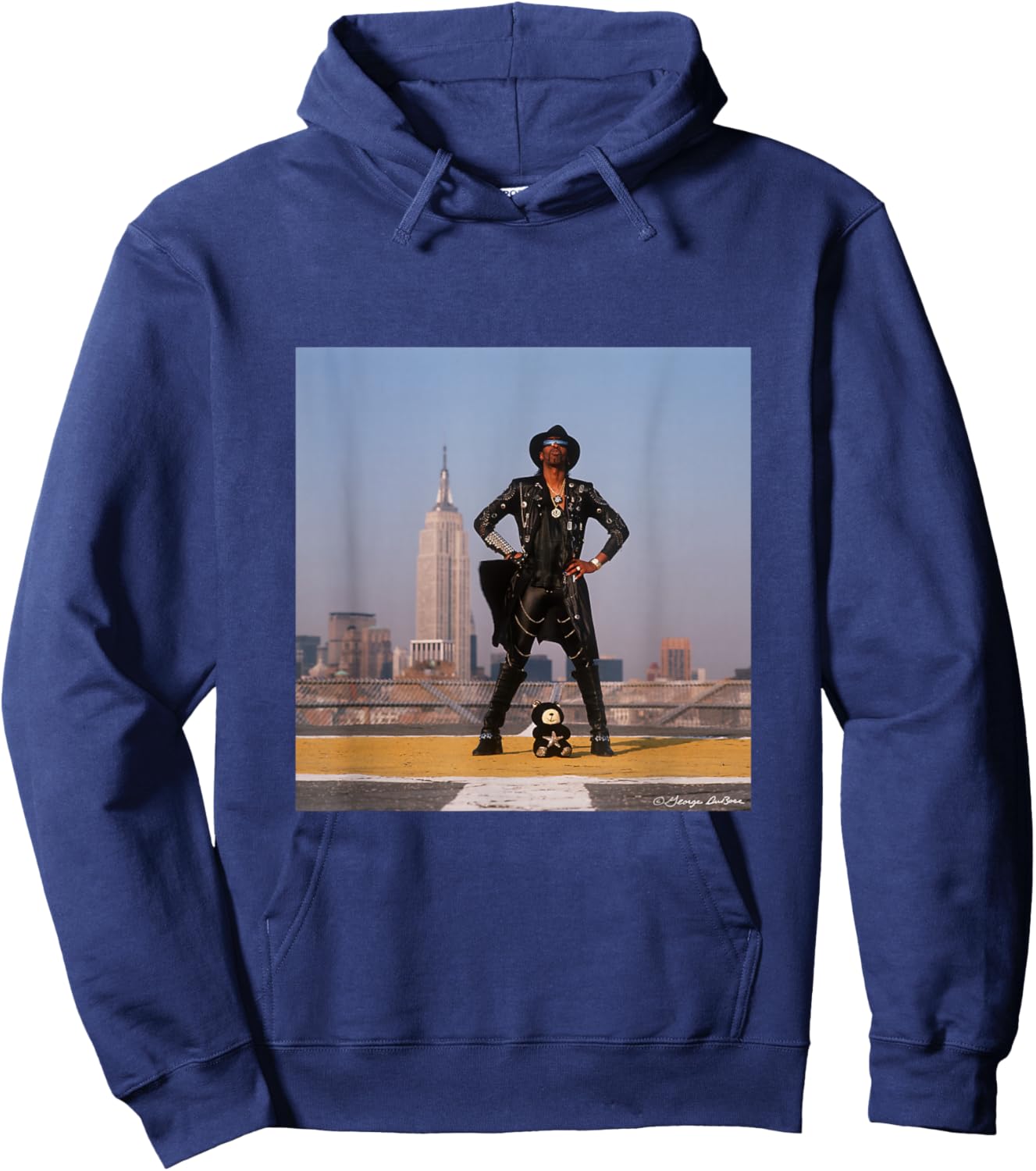 Bootsy Collins Of Parliament-Funkadelic By George DuBose Hoodie - Hoodie | Navy