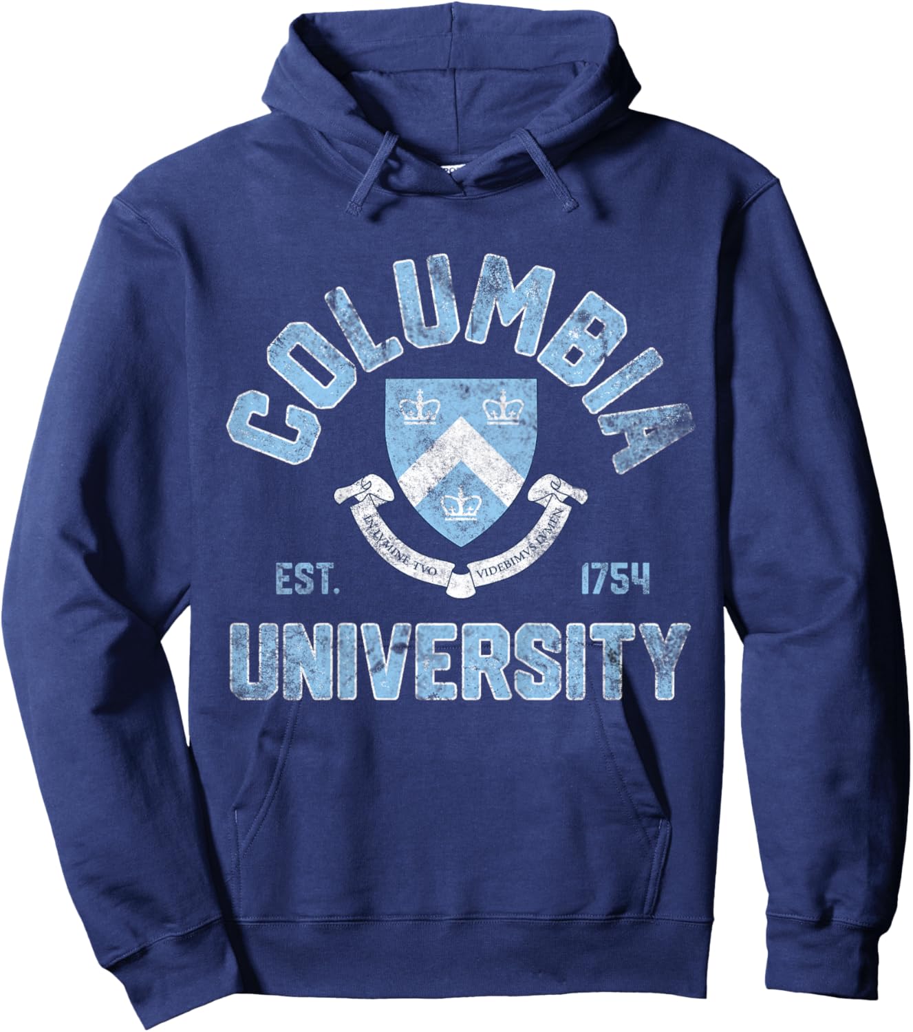 Kids Columbia Vintage Crest Arch EST. 1754 Navy | Columbia Hoodie - Hoodie | Navy