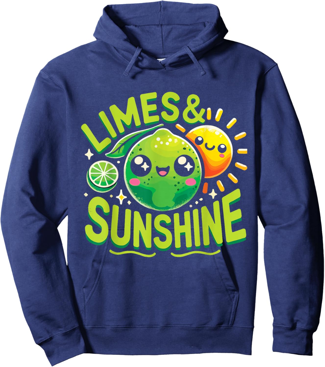 Limes & Sunshine Hoodie - Hoodie | Navy
