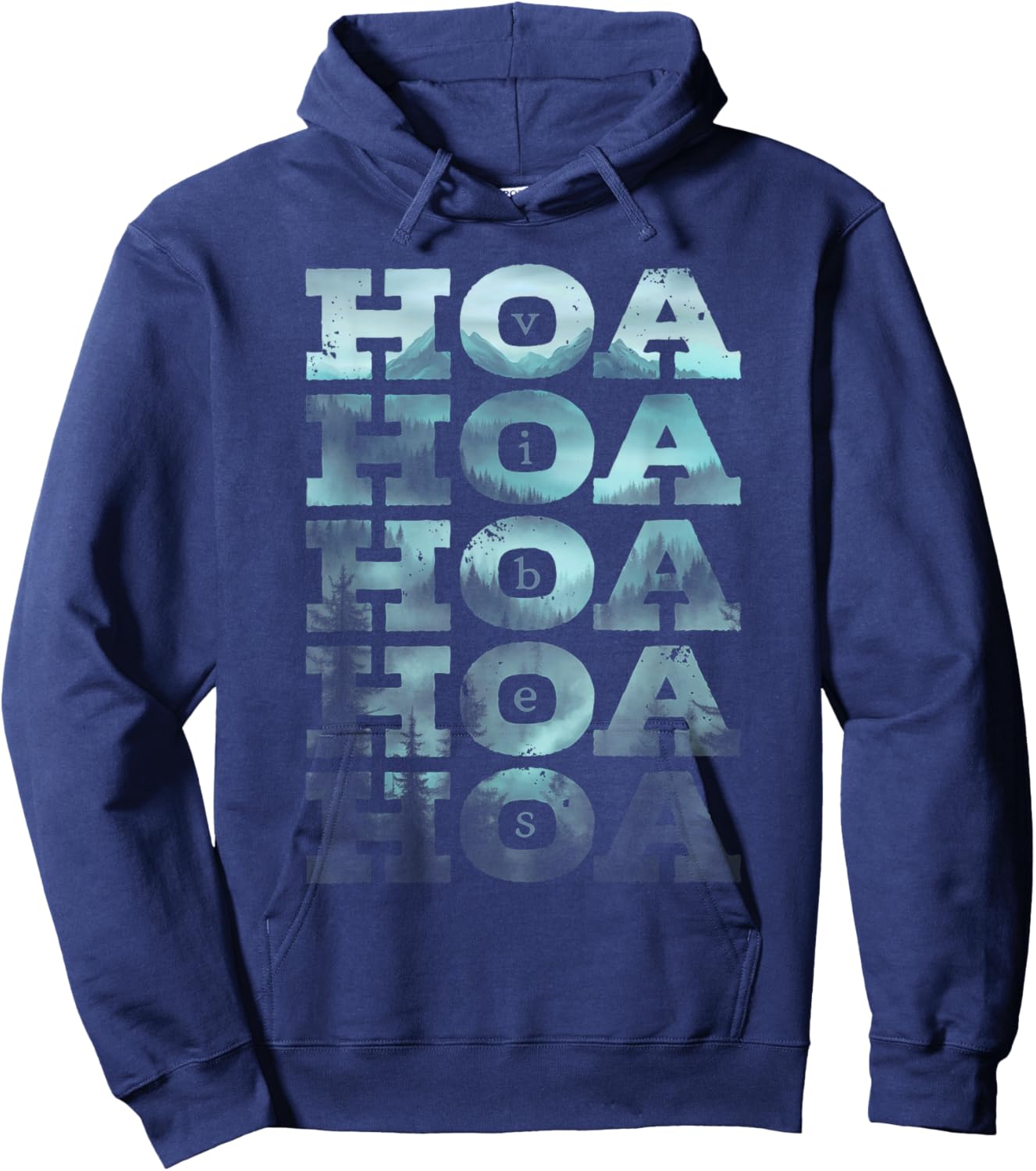 Hoa Hoa Hoa Hoa Hoa Season Vibes Hoodie - Hoodie | Navy