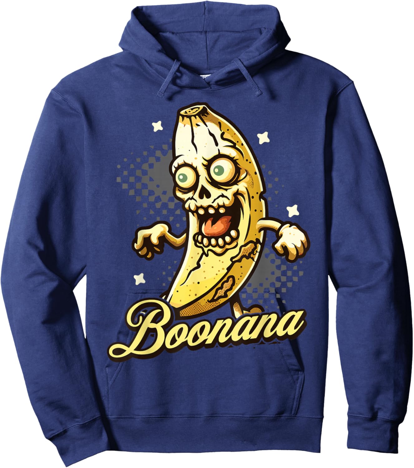 Funny Banana Zombie Boonana Scary Zombies Hoodie - Hoodie | Navy