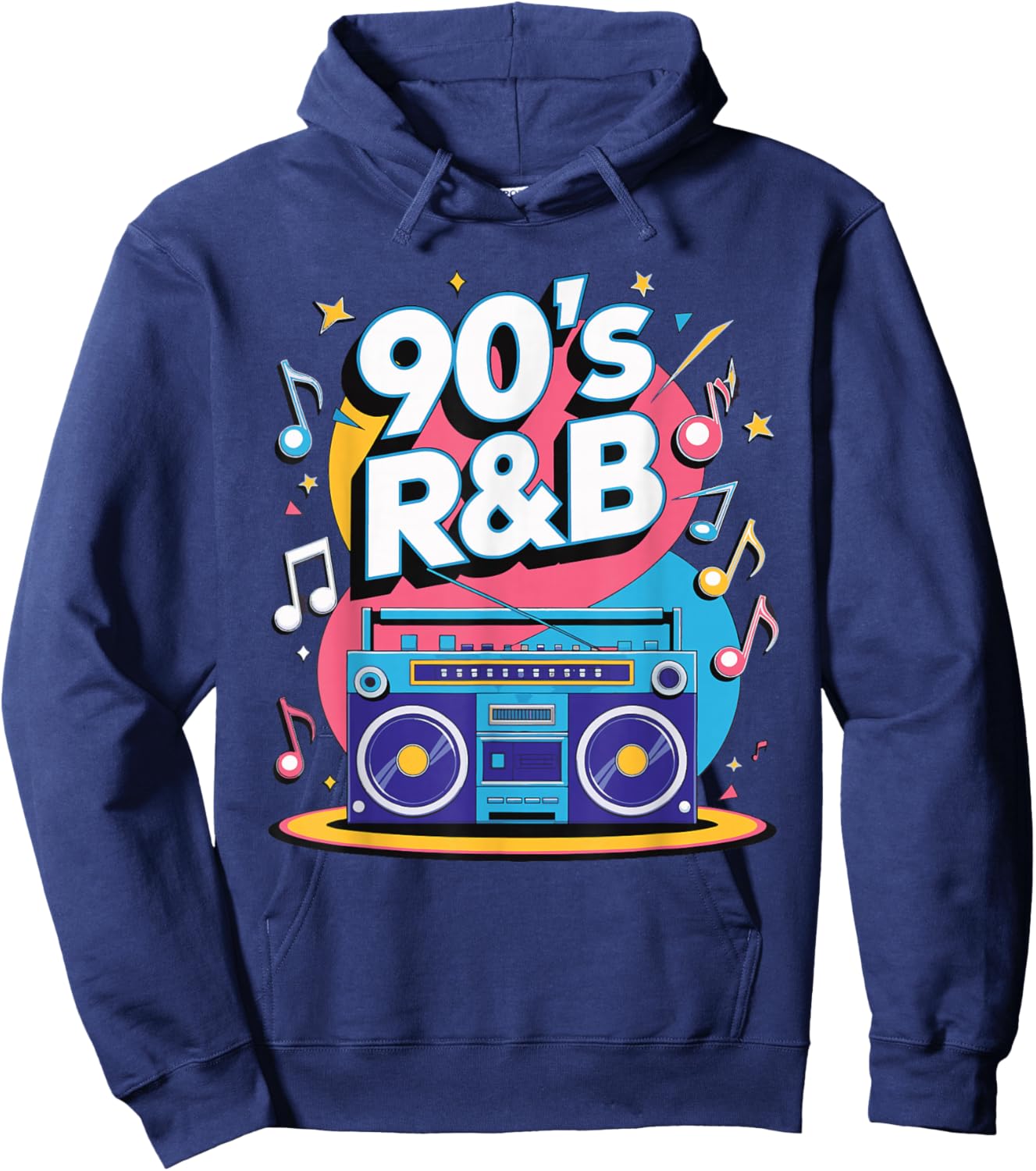 90's R&B Hoodie - Hoodie | Navy