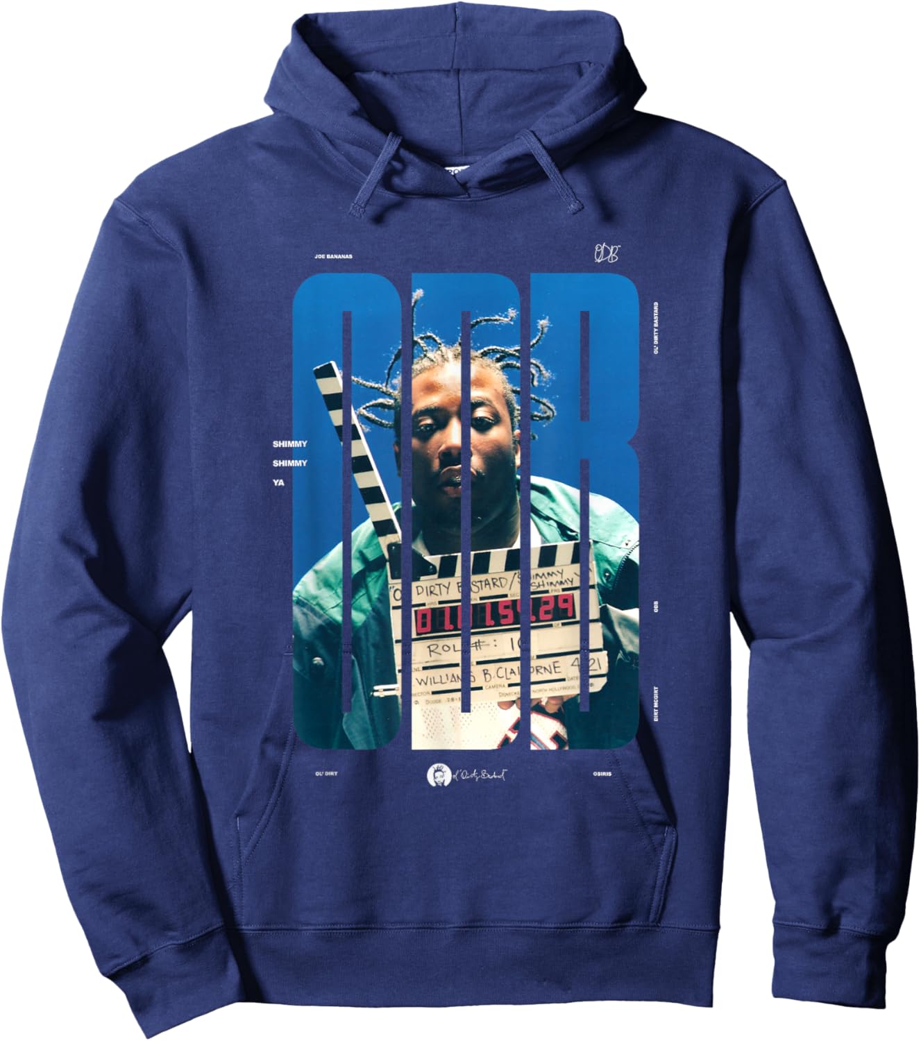 Ol' Dirty Bastard Shimmy Shimmy Ya Set Photo ODB Hoodie - Hoodie | Navy