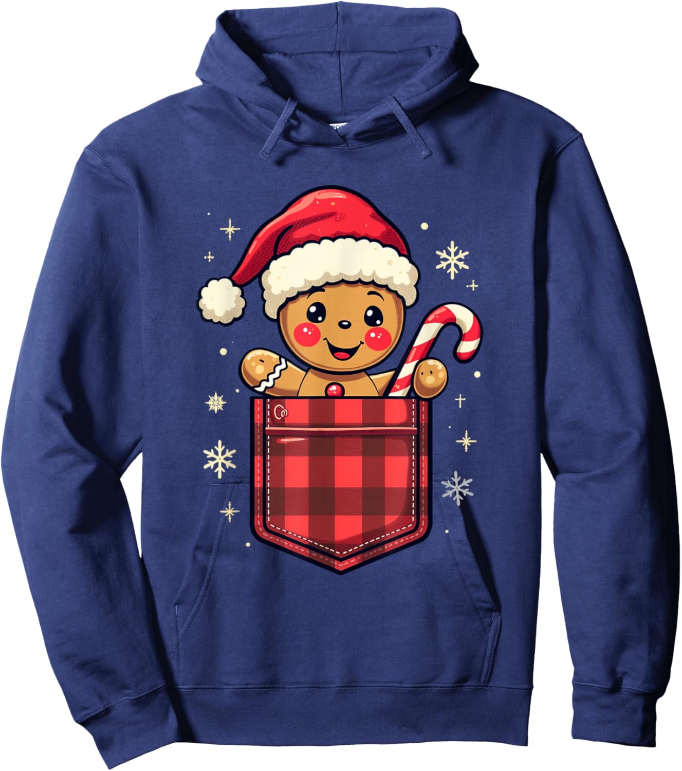 Christmas Gingerbread Hoodie - Hoodie | Navy
