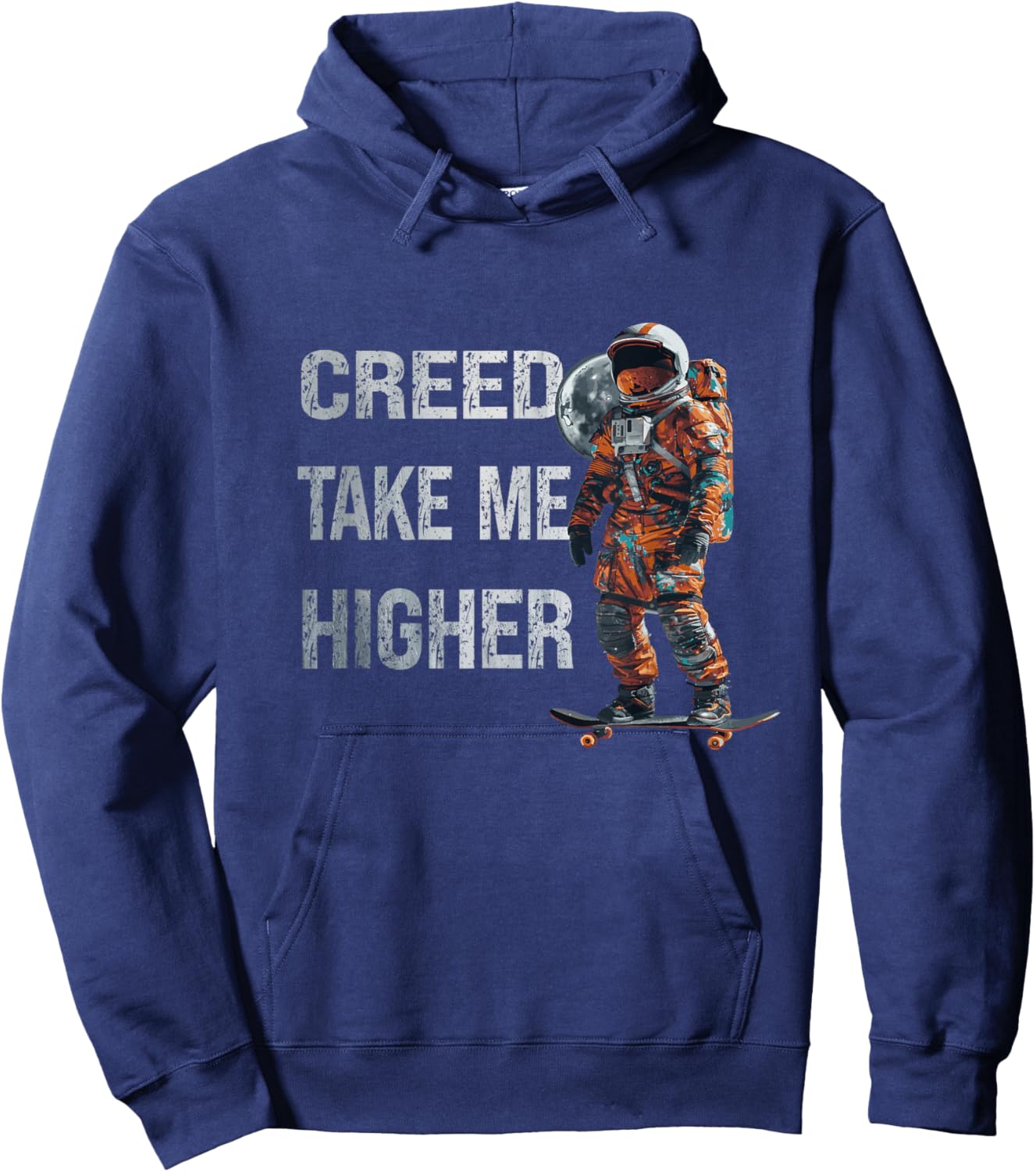 Creed '24 Take Me Higher American Astronaut Men Women Hoodie - Hoodie | Navy