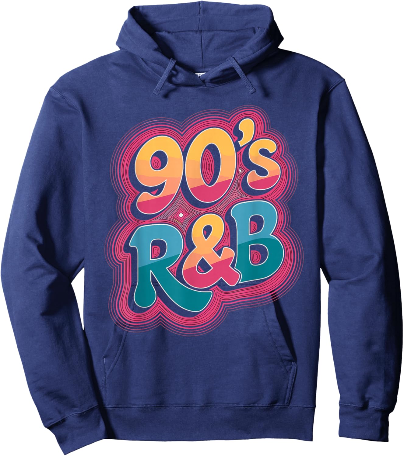 90's R&B Hoodie - Hoodie | Navy