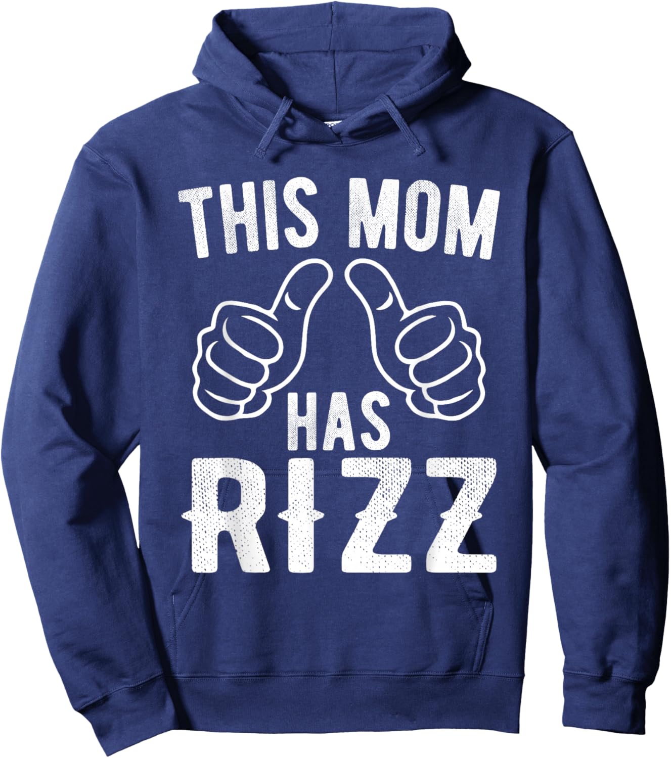 This Mom Has Rizz Funny Mother's Day Hoodie - Hoodie | Navy