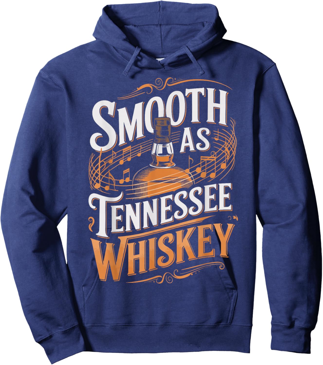 Smooth As Tennessee Whiskey Western Country Music Hoodie - Hoodie | Navy