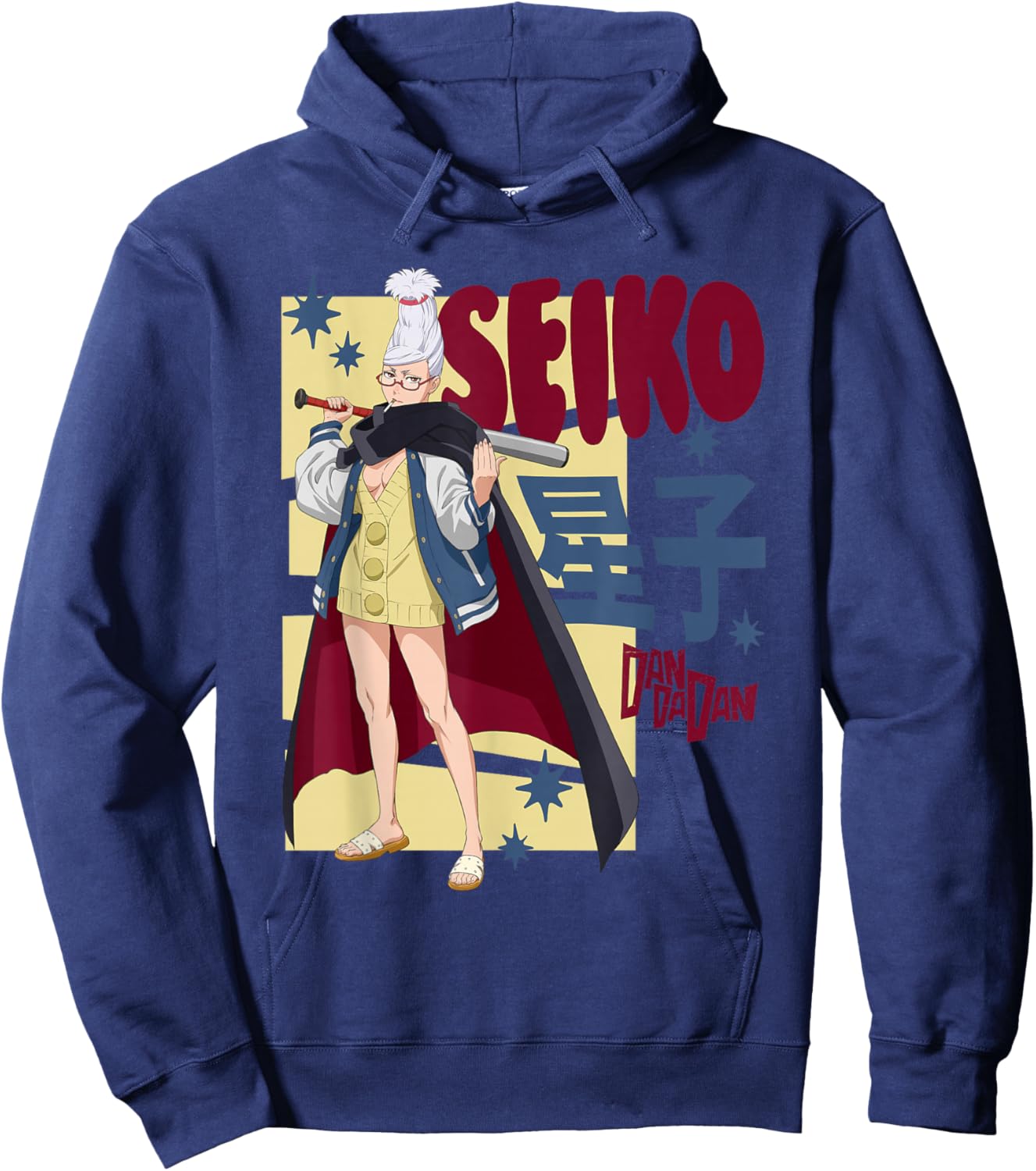 Dan Da Dan Seiko Ayase Alien Yokai Paranormal Anime Hoodie - Hoodie | Navy