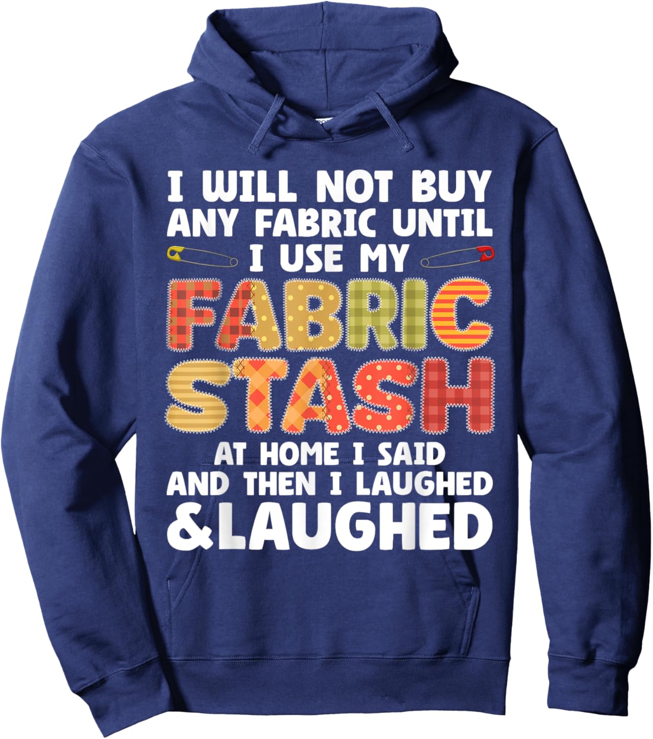 Funny Quilting Art Women Sewing Quilt Sewer Quilter Hoodie - Hoodie | Navy