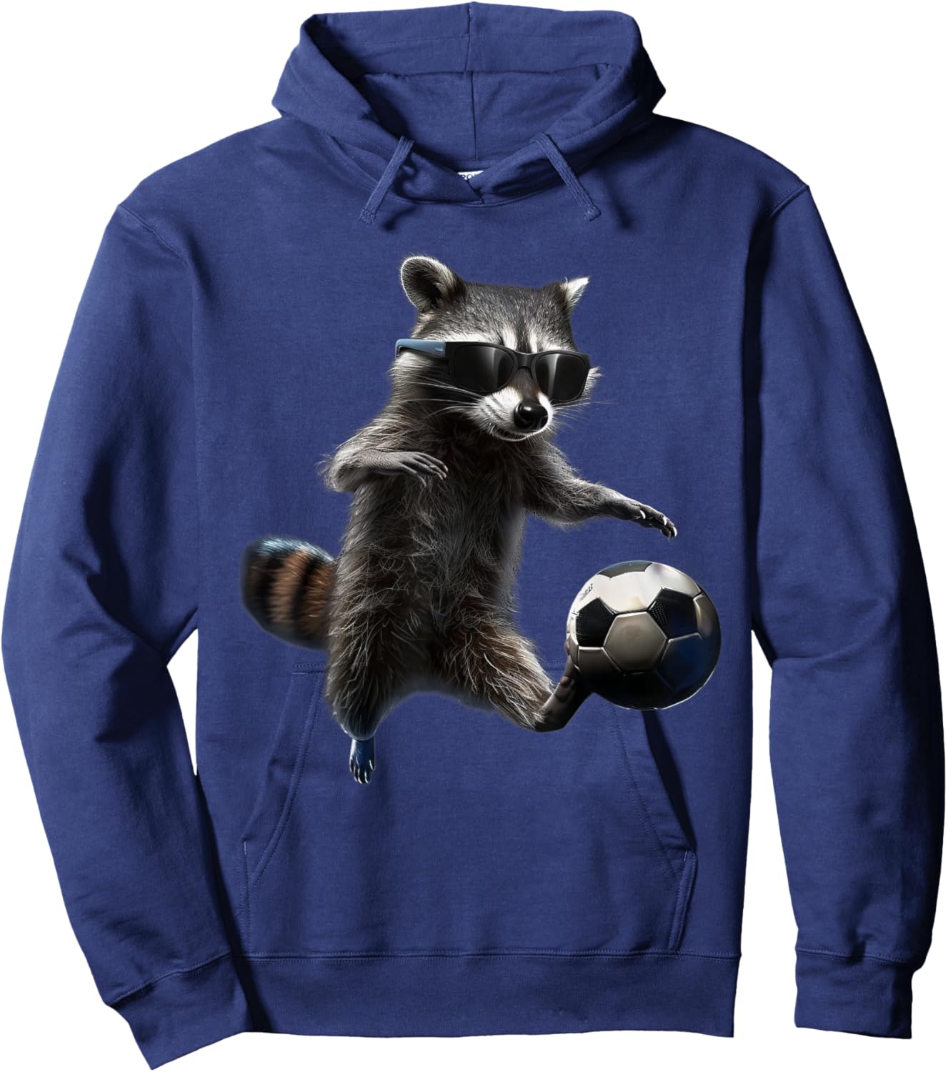 Raccoon Soccer Hoodie - Hoodie | Navy