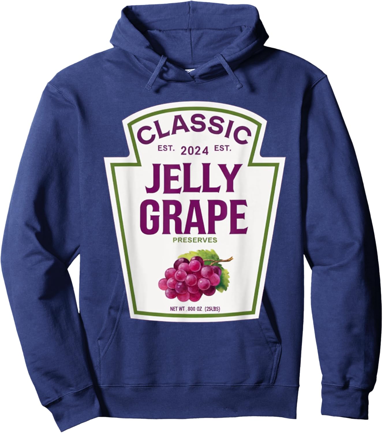 Jelly Grape Halloween 2024 Costume Group Condiments Gifts Hoodie - Hoodie | Navy