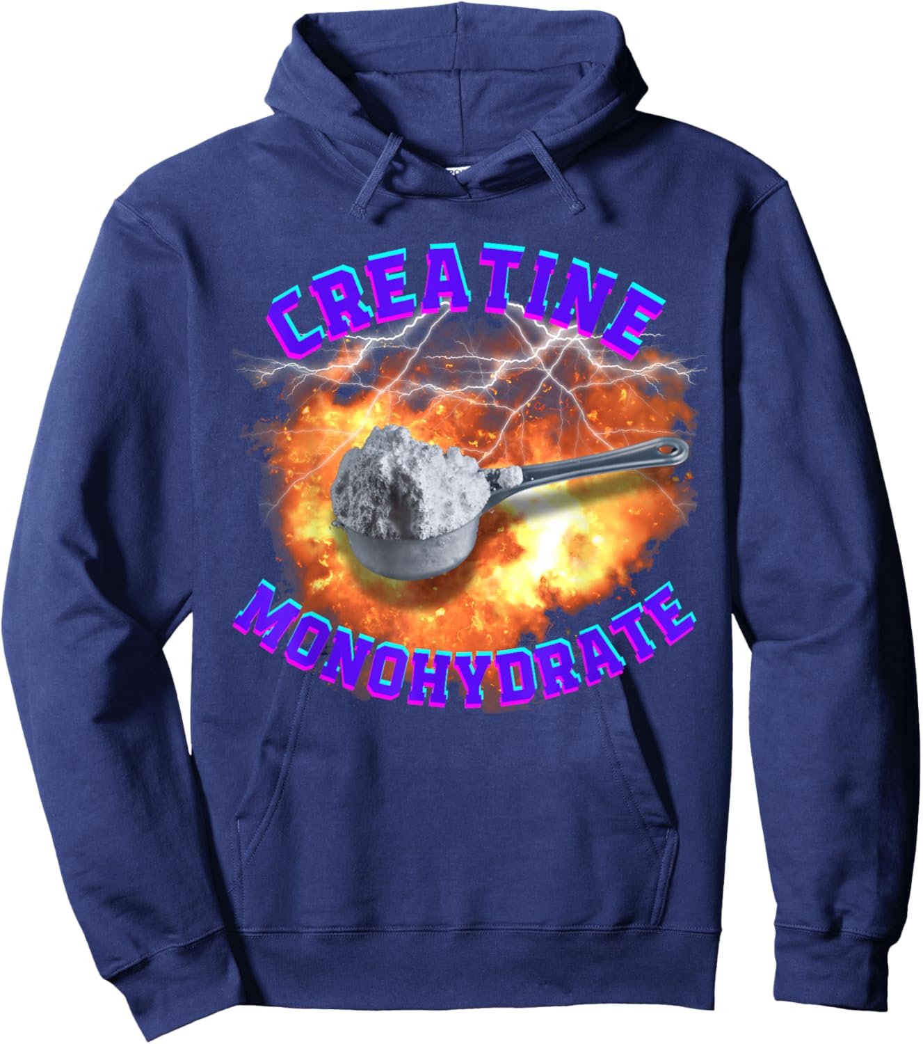 Funny creatine Hoodie - Hoodie | Navy