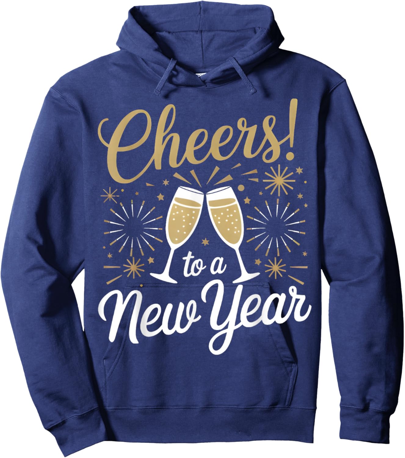 Cheers To A New Year Happy New Year 2026 Hoodie - Hoodie | Navy