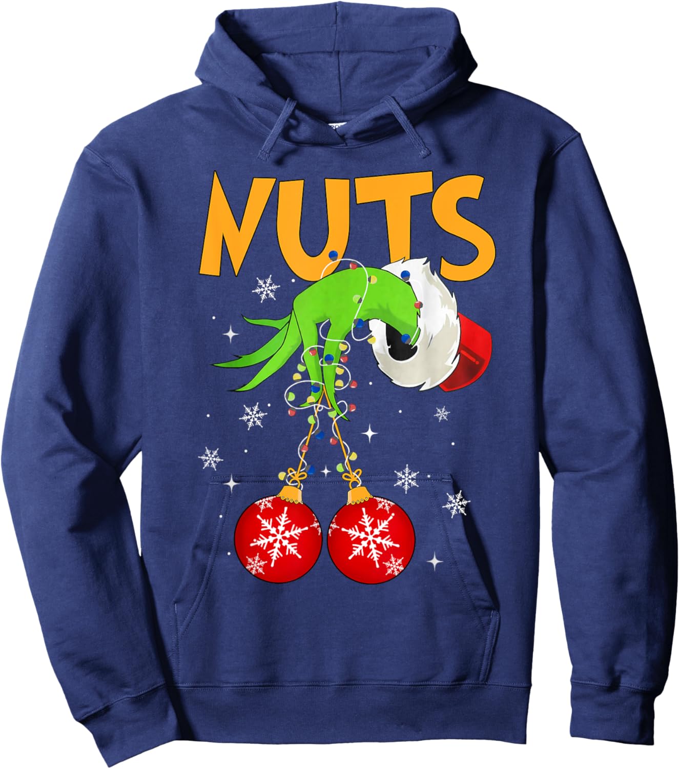 Chest Nuts Matching Chestnuts Christmas Snow Couples Men Hoodie - Hoodie | Navy