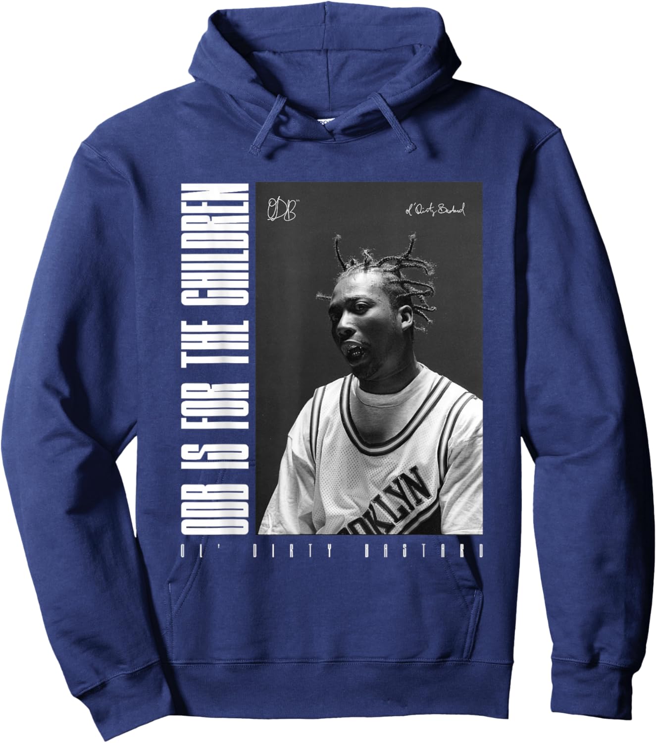 Ol' Dirty Bastard ODB Is For The Children Hoodie - Hoodie | Navy
