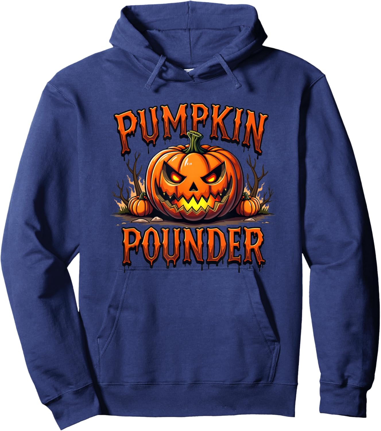 Pumpkin Pounder Top for Partner of Ginger Red Head Person Hoodie - Hoodie | Navy