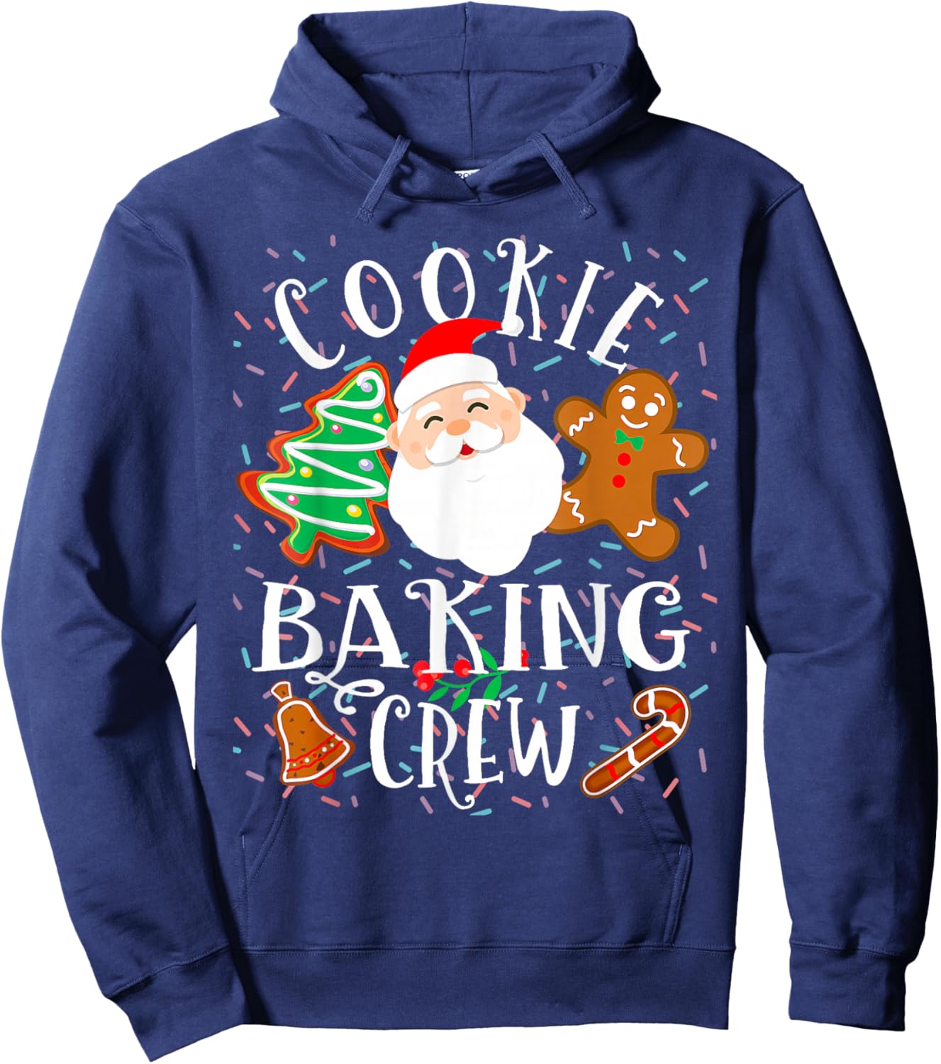 Christmas Cookie Baking Crew Cookie Crew Family Christmas Hoodie - Hoodie | Navy