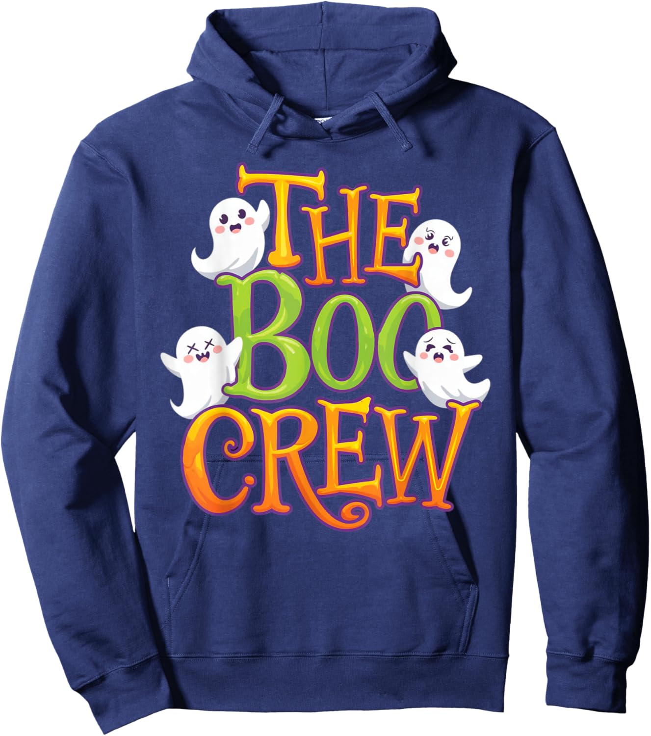 Halloween Ghost The Boo Crew Hoodie - Hoodie | Navy