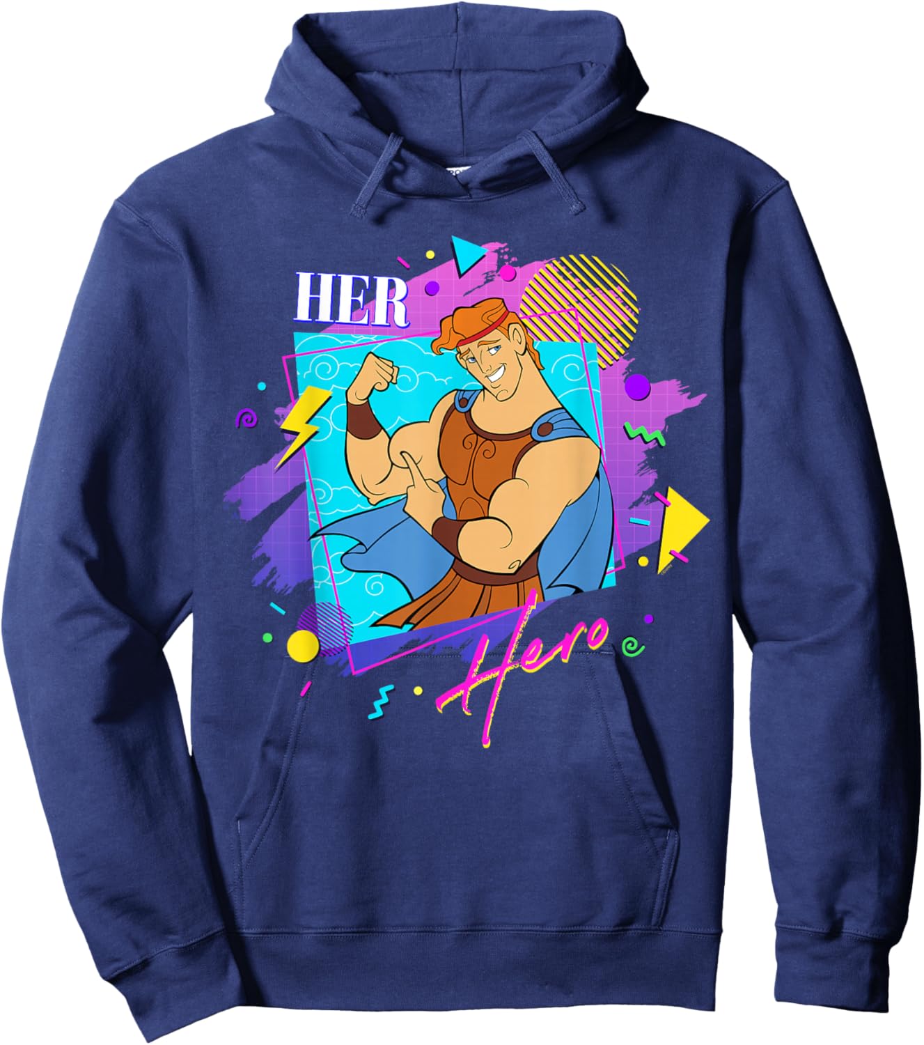 Disney Hercules Valentine’s Day Couples Matching Her Hero Hoodie - Hoodie | Navy