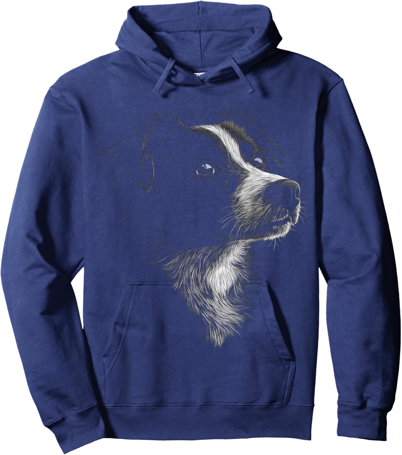 Australian Shepherd Dog Motif Pet Australian Shepherd Women Kids Hoodie - Hoodie | Navy