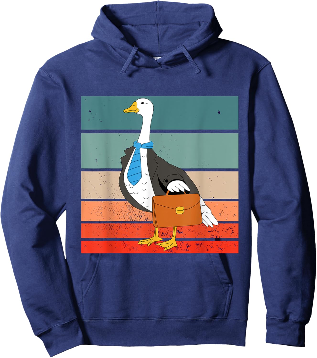 Funny Business goose animal Bird corporate goose fashion Hoodie - Hoodie | Navy