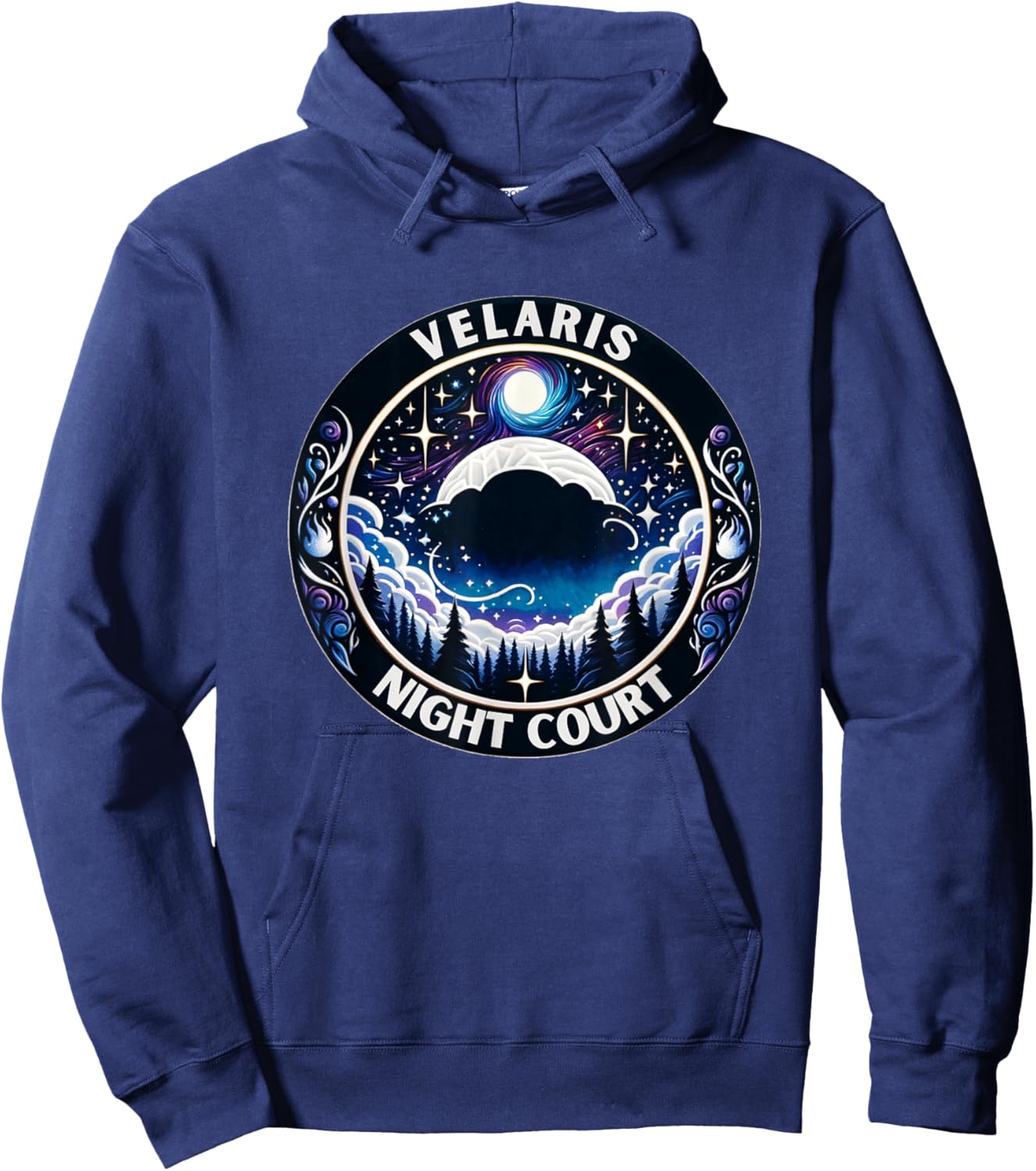 Velaris Fantasy Night Court Hoodie - Hoodie | Navy