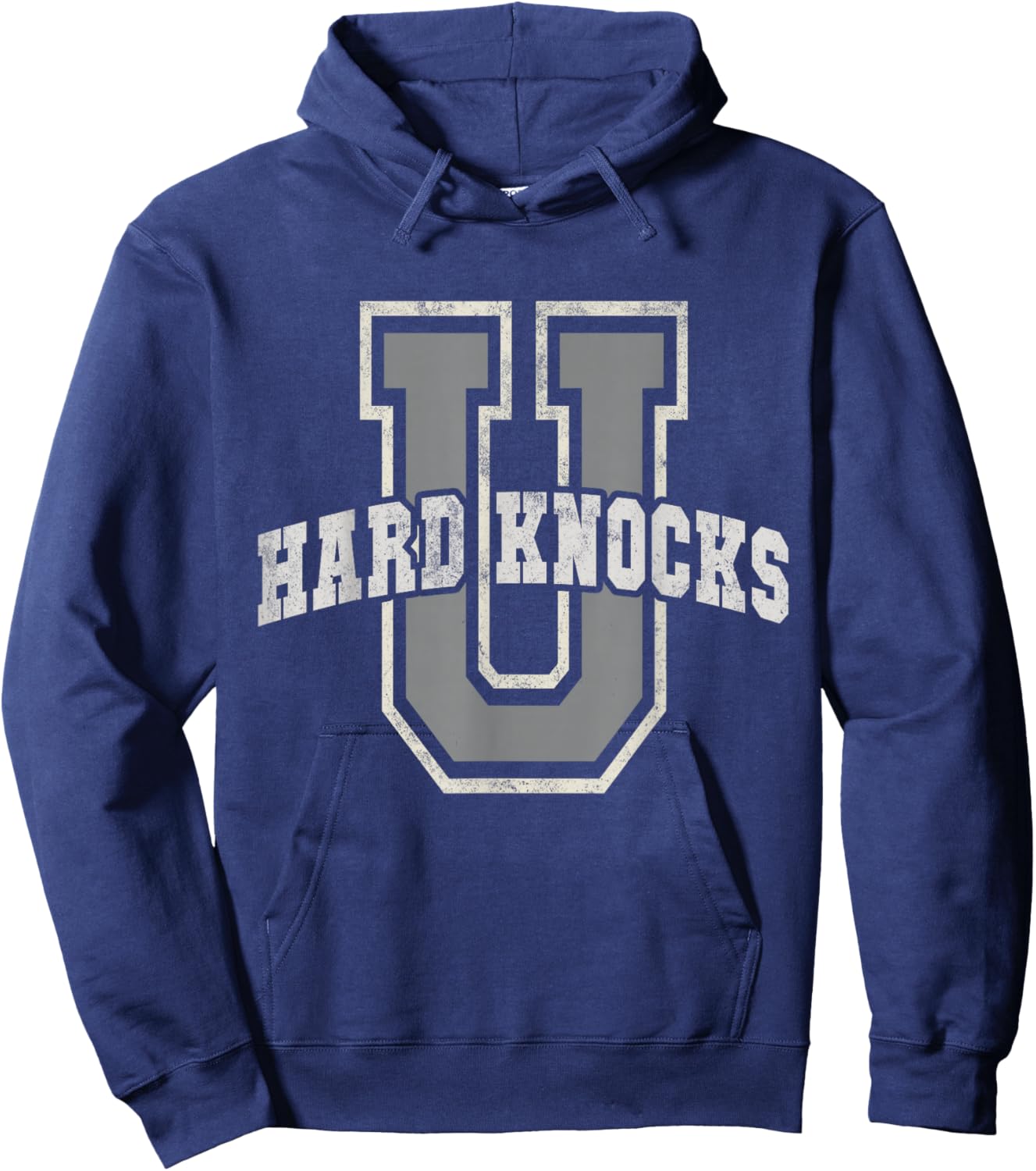UNIVERSITY of HARD KNOCKS College Entrepreneur School Dad Hoodie - Hoodie | Navy
