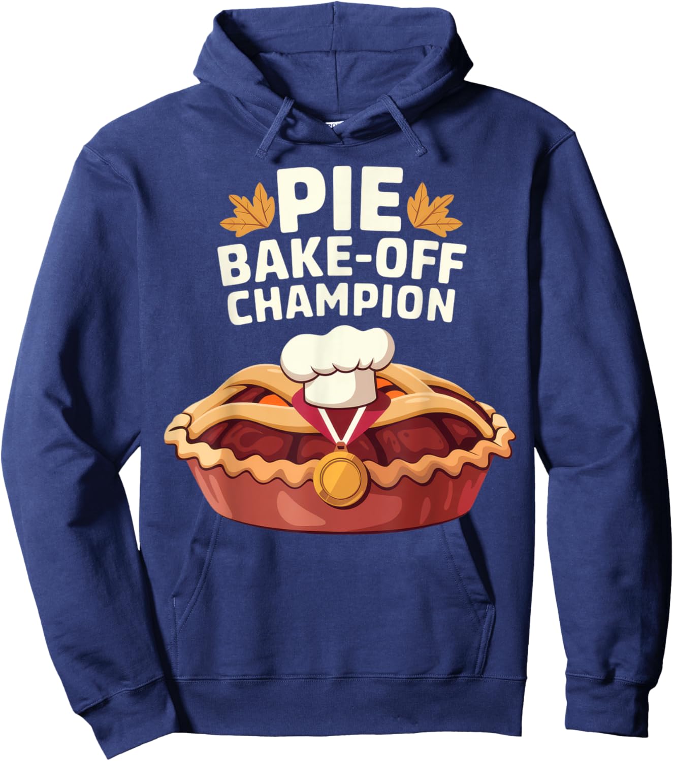 Pie Bake-Off Champion Fun Thanksgiving Baking Contest Gear Hoodie - Hoodie | Navy