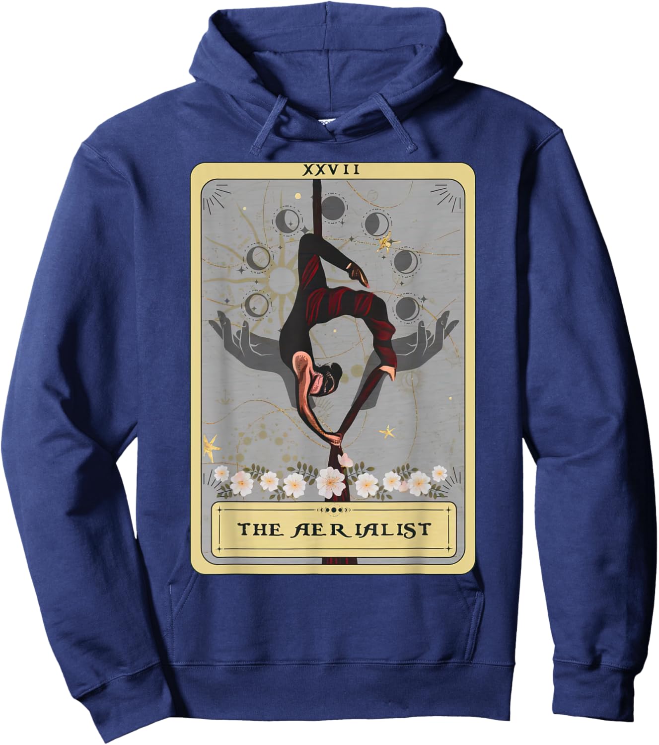 Aerialist Tarot Card Aerial Dancing Aerial Dancer Women Hoodie - Hoodie | Navy