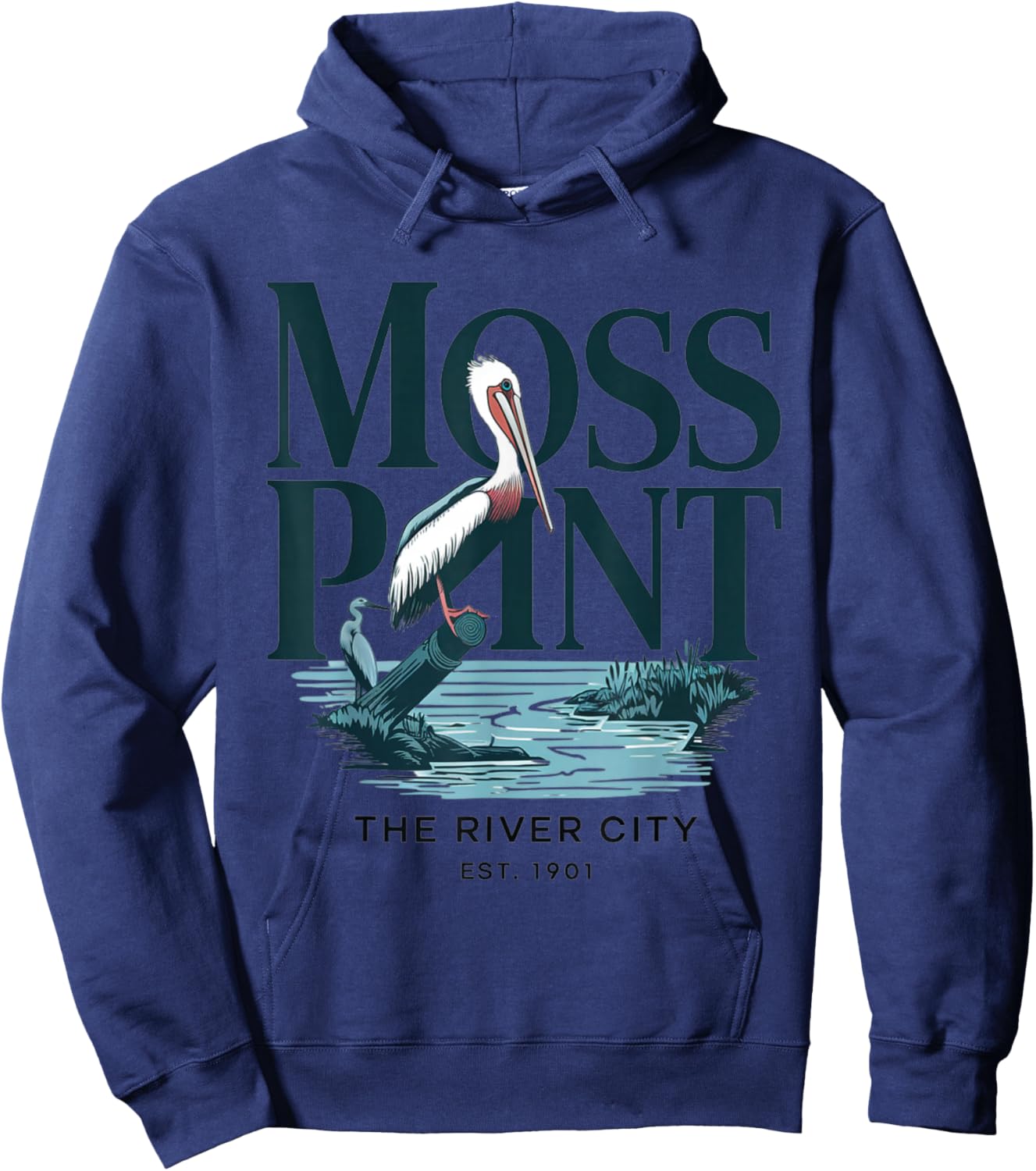 The River City - Pelican's Watch Hoodie - Hoodie | Navy