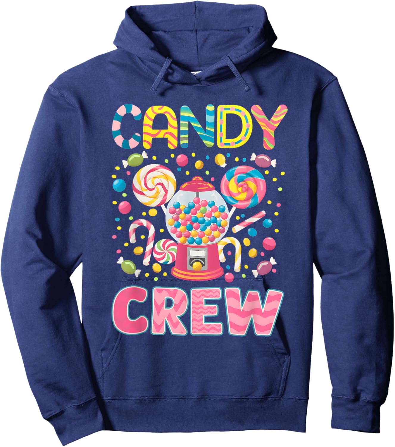 Candy Crew Decorations Sweetie Candy Squad Candy Halloween Hoodie - Hoodie | Navy